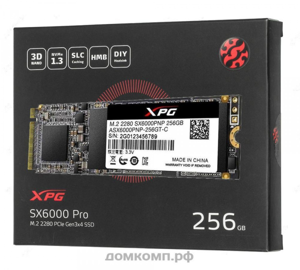 надежный SSD 256GB на PCI-E